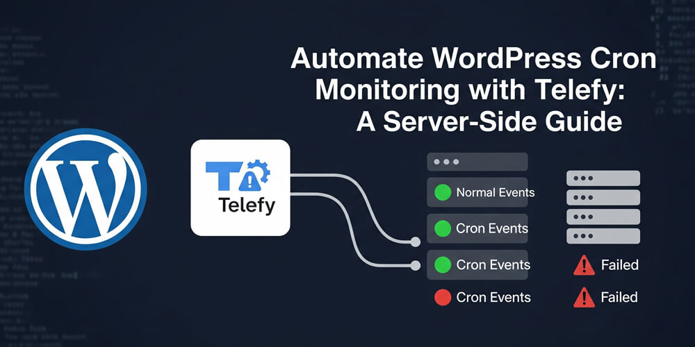 Featured image for Automate WordPress Cron Monitoring with Telefy: A Server-Side Guide