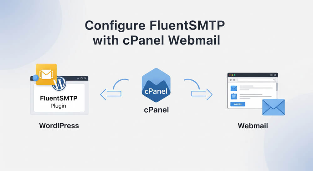 Featured image for Configure Fluent SMTP with cPanel Webmail