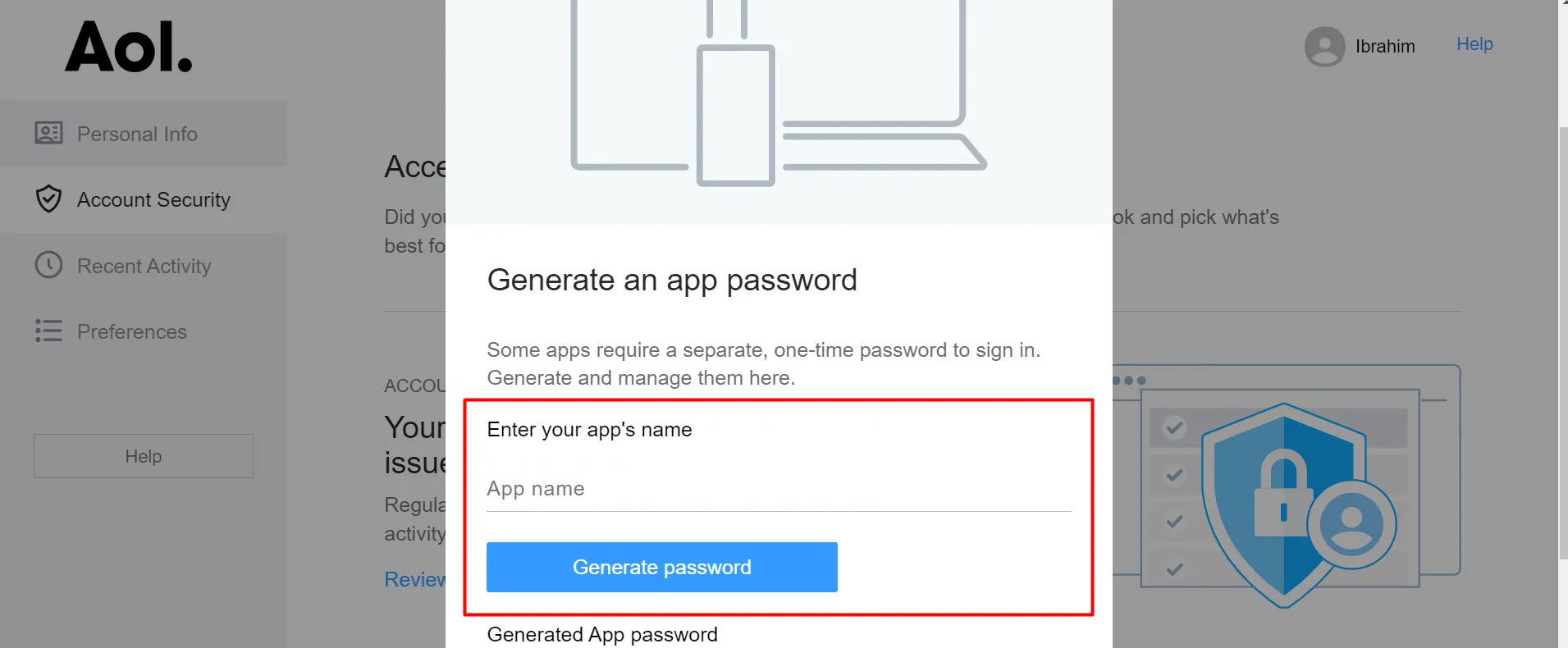 App Password Name