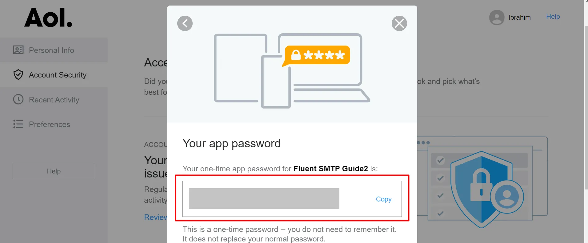 Copy Password