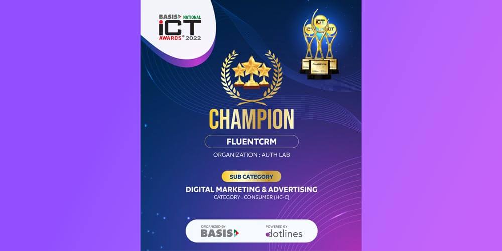 Ibrahim Wins FluentCRM BASIS