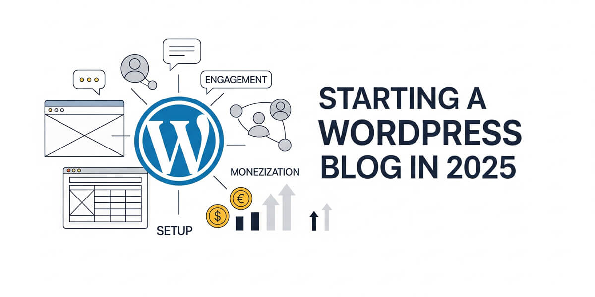 Featured image for Starting a WordPress Blog in 2025