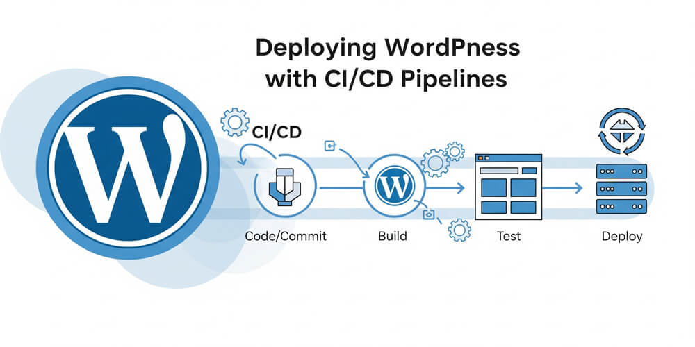 Featured image for Deploying WordPress with CI/CD Pipelines