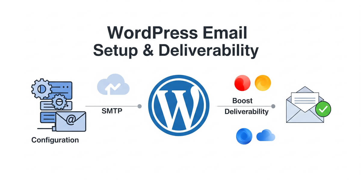 Featured image for WordPress Email Setup & Deliverability